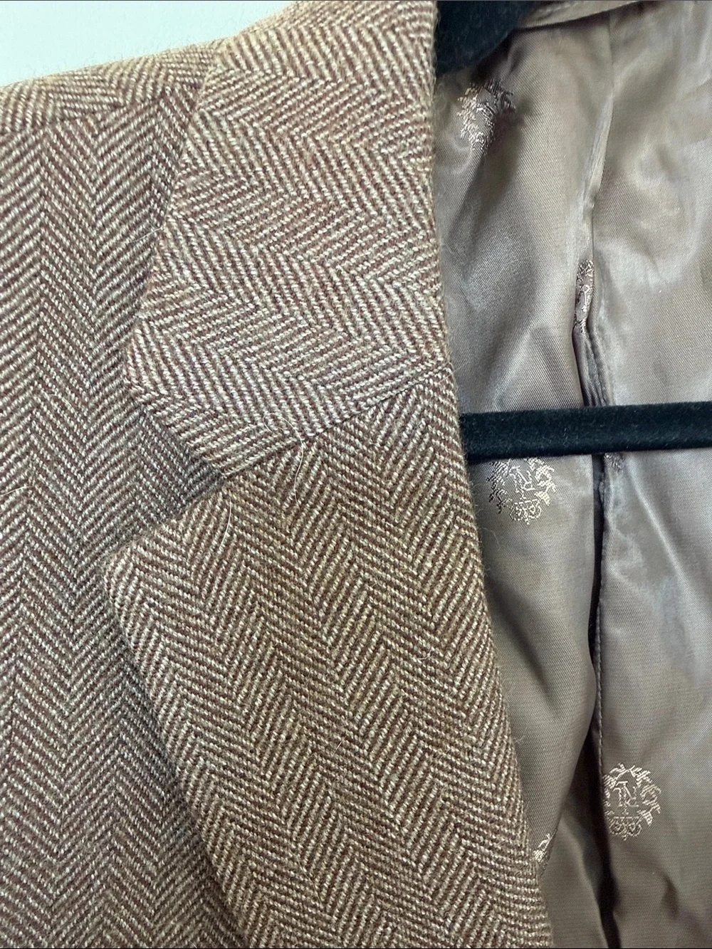 Ralph Lauren Brown Herringbone Sport Coat